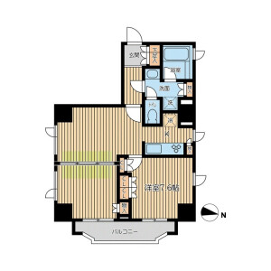1LDK Mansion in Kojimachi - Chiyoda-ku Floorplan
