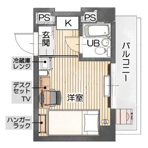 1R Mansion in Tobecho - Yokohama-shi Nishi-ku Floorplan
