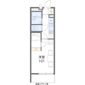 1K Mansion in Shinoharaminamimachi - Kobe-shi Nada-ku Floorplan