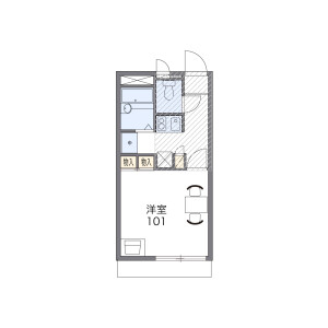 1K Apartment in Fukumachi - Osaka-shi Nishiyodogawa-ku Floorplan