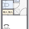 1K Apartment to Rent in Akishima-shi Floorplan