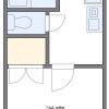 1K Apartment to Rent in Takarazuka-shi Floorplan