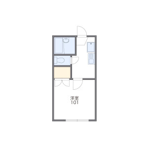 1K Apartment in Takatsukasa - Takarazuka-shi Floorplan