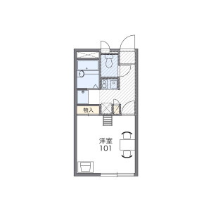 1K Apartment in Motoohashi - Yokohama-shi Sakae-ku Floorplan