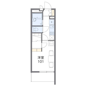 1K Mansion in Shinhara - Mito-shi Floorplan