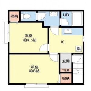 2K Apartment in Shimomeguro - Meguro-ku Floorplan