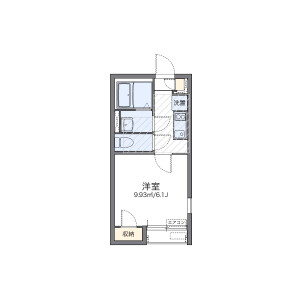 1K Apartment in Nishiiko - Adachi-ku Floorplan