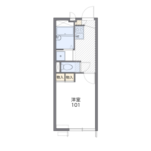 1K Apartment in Yamasaki - Kamakura-shi Floorplan