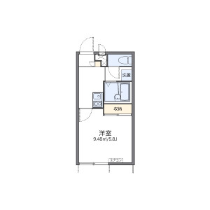 1K Apartment in Minamisakasai - Kashiwa-shi Floorplan