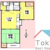2LDK Apartment to Rent in Nakano-ku Floorplan