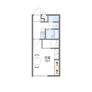1K Apartment in Morishitacho - Ome-shi Floorplan
