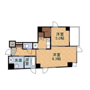 1LDK Mansion in Minamiaoyama - Minato-ku Floorplan