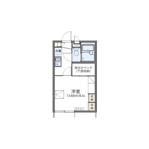 1K Apartment in Minamitazukecho - Nagahama-shi Floorplan