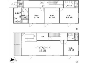 2LDK Hotel/Ryokan to Buy in Abuta-gun Kutchan-cho Floorplan
