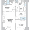 2SLDK Apartment to Rent in Sumida-ku Floorplan