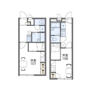 1K Apartment in Kashima - Osaka-shi Yodogawa-ku Floorplan