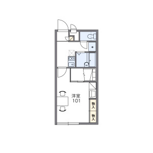 1K Apartment in Kodamacho kitabayashi - Honjo-shi Floorplan