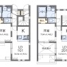 1LDK Apartment to Rent in Komae-shi Floorplan