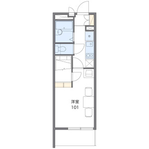 1K Mansion in Ogi - Adachi-ku Floorplan