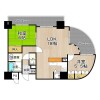2LDK Apartment to Rent in Osaka-shi Suminoe-ku Floorplan