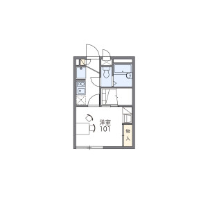 1K Apartment in Wakabayashi - Setagaya-ku Floorplan
