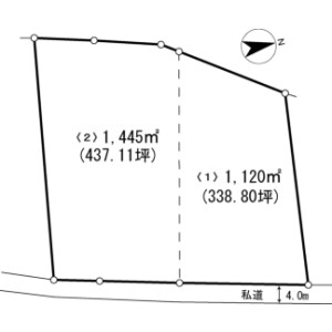 Land only in Narusawamuraichien - Minamitsuru-gun Narusawa-mura Floorplan