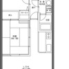 2LDK Apartment to Buy in Minamitsuru-gun Yamanakako-mura Floorplan