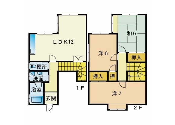 3LDK Apartment to Buy in Fukuoka-shi Jonan-ku Floorplan