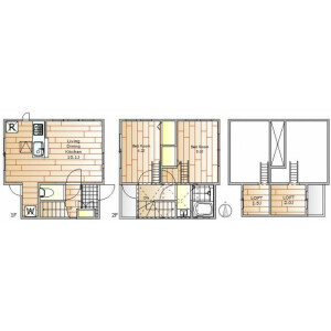 2LDK House in Kitashinagawa(5.6-chome) - Shinagawa-ku Floorplan
