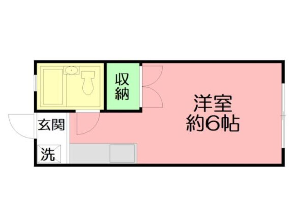 1R Apartment to Rent in Suginami-ku Floorplan