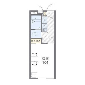 1K Apartment in Nagatasannodai - Yokohama-shi Minami-ku Floorplan