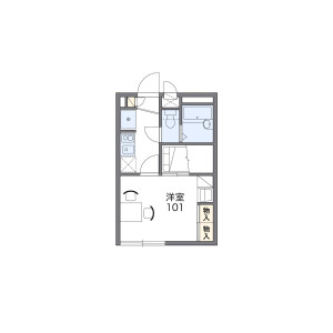 1K Apartment in Morikawachi higashi - Higashiosaka-shi Floorplan