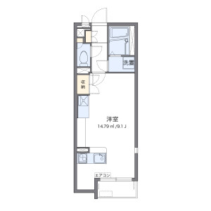 1R Apartment in Tozukacho - Toyota-shi Floorplan