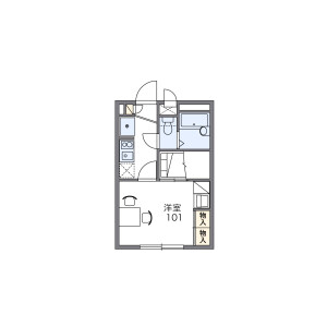 1K Mansion in Higashikasai - Edogawa-ku Floorplan