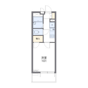 1K Mansion in Kugenuma kaigan - Fujisawa-shi Floorplan