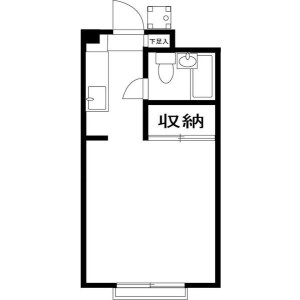 1R Apartment in Jujonakahara - Kita-ku Floorplan