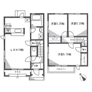 3LDK House in Hisasue - Kawasaki-shi Takatsu-ku Floorplan