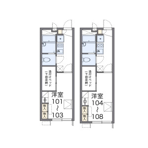 1K Apartment in Uzumasa motomachi - Neyagawa-shi Floorplan