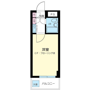 1K Mansion in Takadanobaba - Shinjuku-ku Floorplan