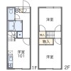2DK Apartment to Rent in Fukuoka-shi Higashi-ku Floorplan