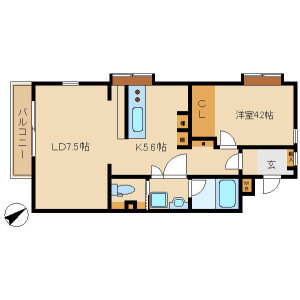 1LDK Mansion in Togoshi - Shinagawa-ku Floorplan