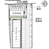 1Kアパート - 大牟田市賃貸 配置図