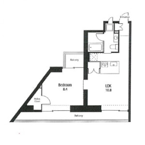 1LDK Mansion in Kitasenzoku - Ota-ku Floorplan