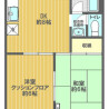 2DK Apartment to Rent in Urayasu-shi Floorplan