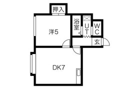 札幌市手稲區稲穂一条-1DK公寓