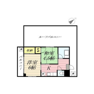 2K Mansion in Akabanedai - Kita-ku Floorplan