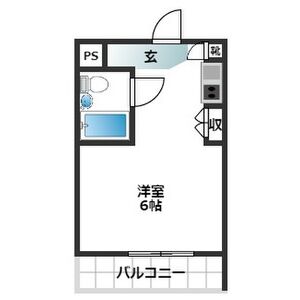 1R Mansion in Kitakarasuyama - Setagaya-ku Floorplan