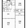 3DK Apartment to Rent in Kakamigahara-shi Floorplan