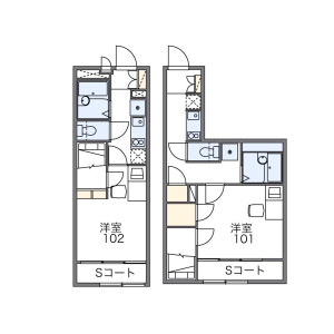 1K Apartment in Higashikoiwa - Edogawa-ku Floorplan