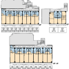 相模原市南区出租中的1K公寓大厦 布局图